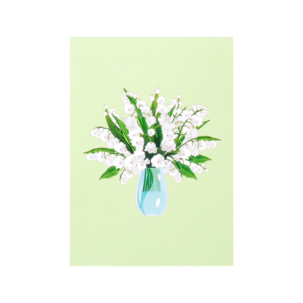 Lily of the Valley Pop Up Card