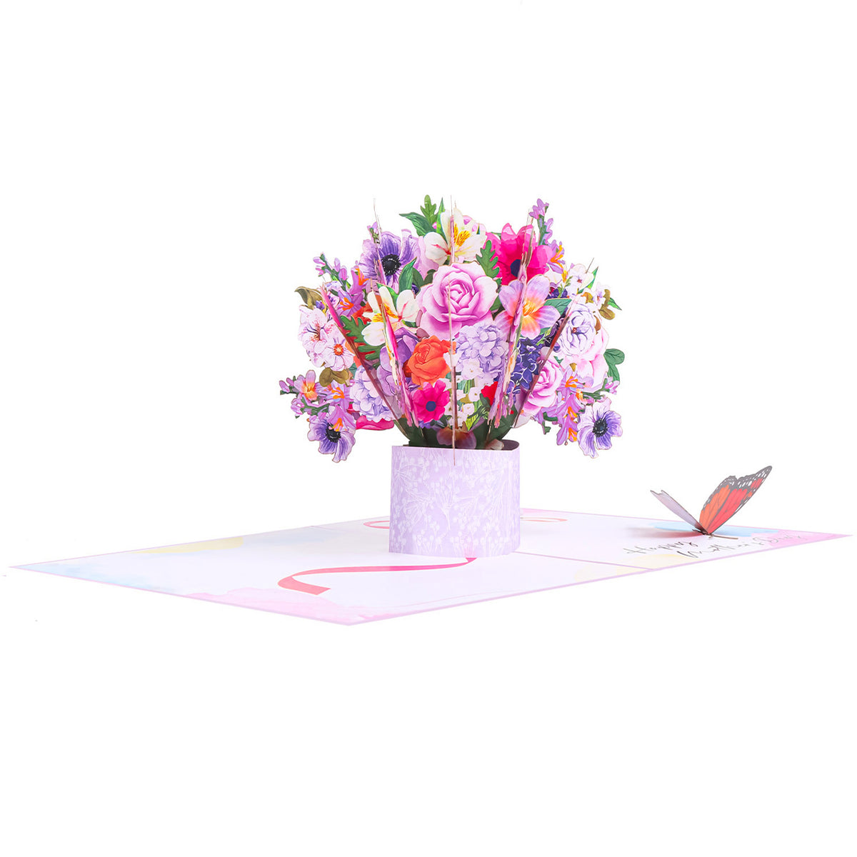 Bouquet of Flowers Pop Up Card