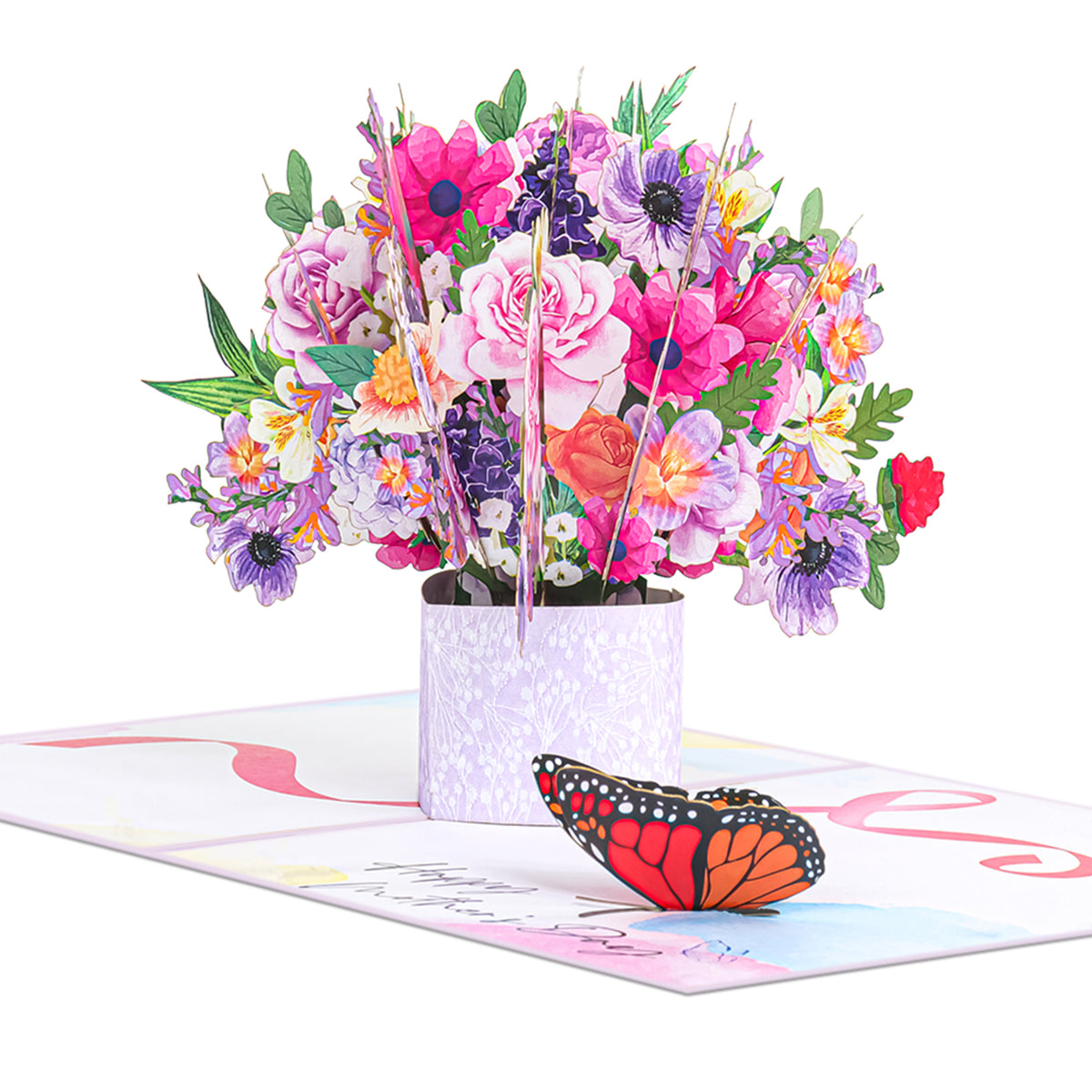 Bouquet of Flowers Pop Up Card