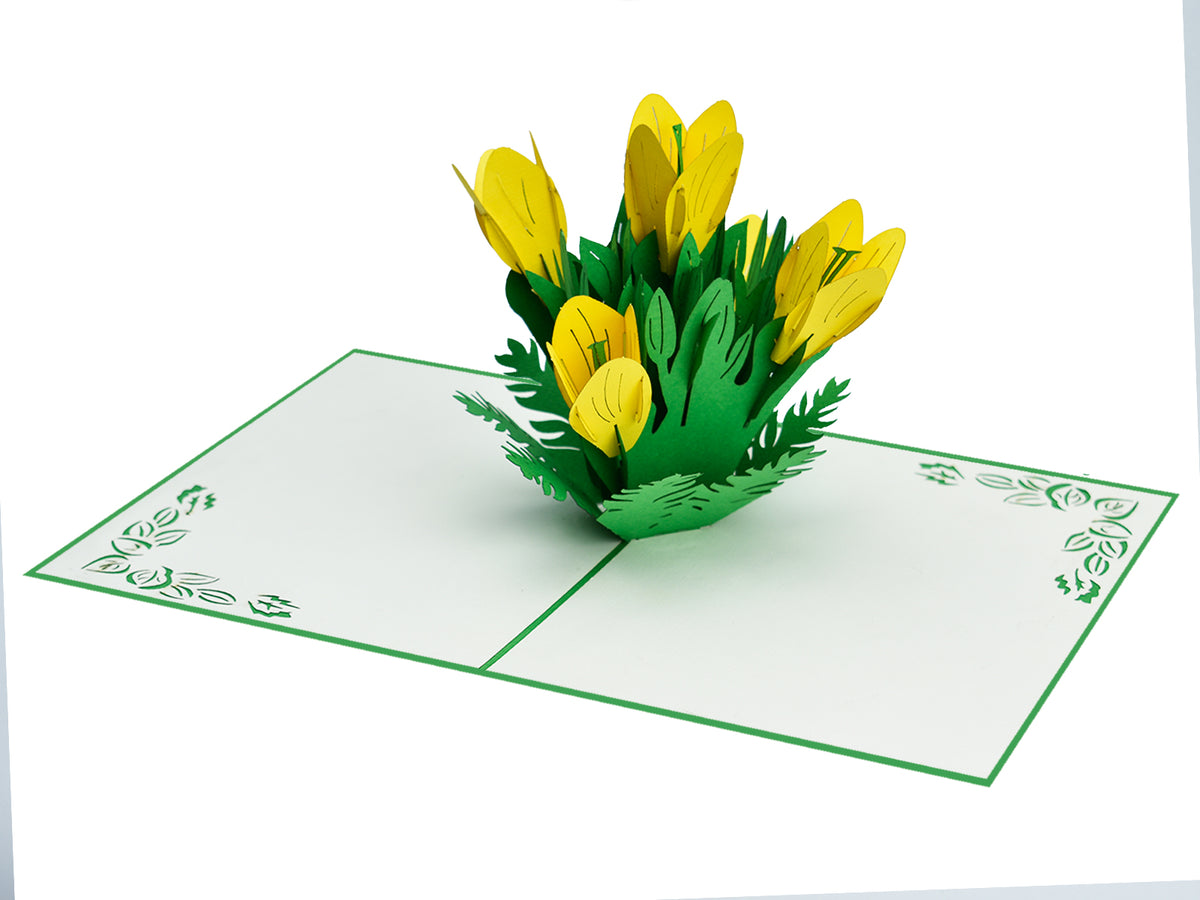 Tulip Flower Pop-Up Card