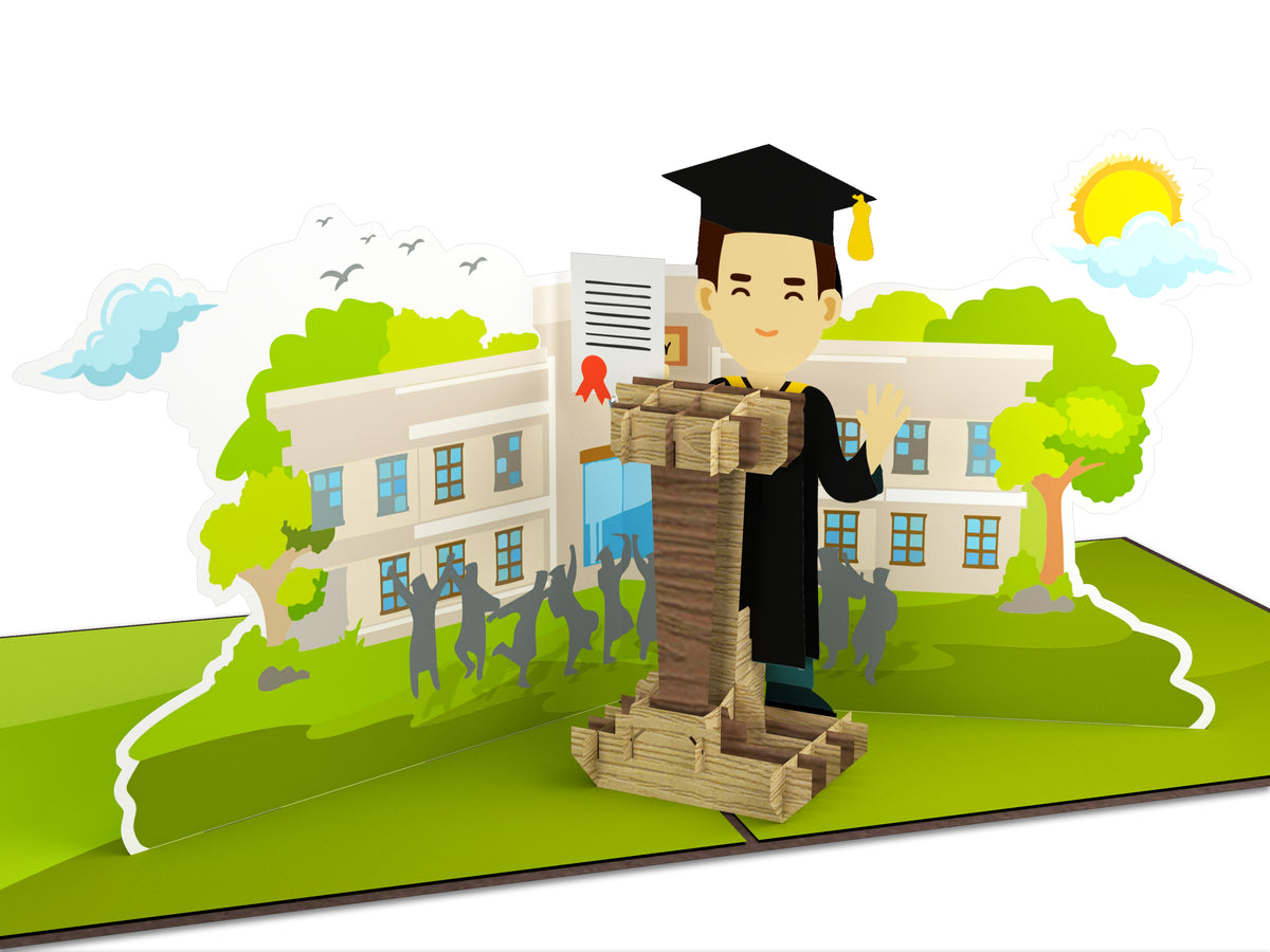 Congrats on Your Graduation Pop-Up Card