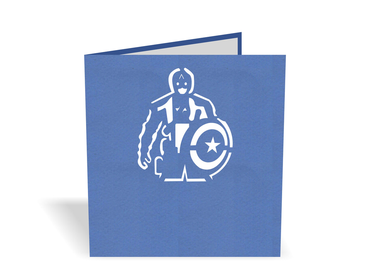 Captain of America Pop-Up Card