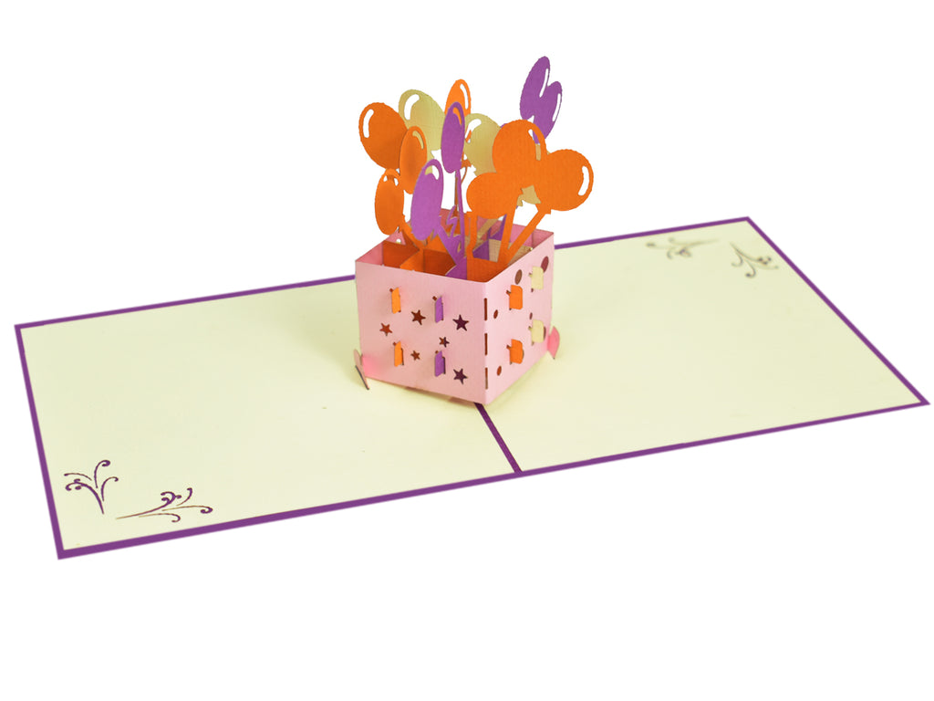 Birthday Present Pop-Up Card