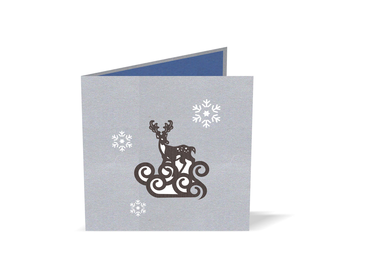 Christmas Winter Snow Scene Pop-Up Card