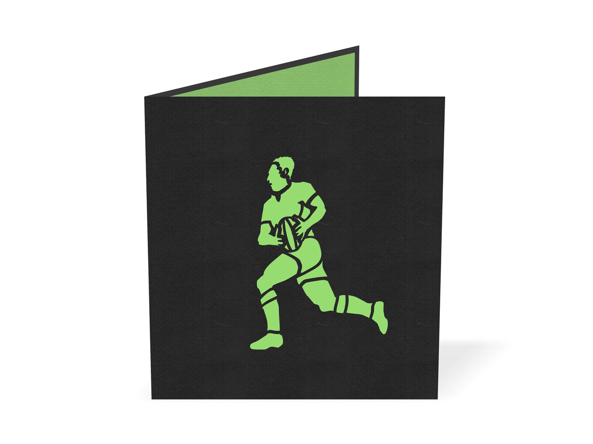All Blacks Rugby Pop-Up Card