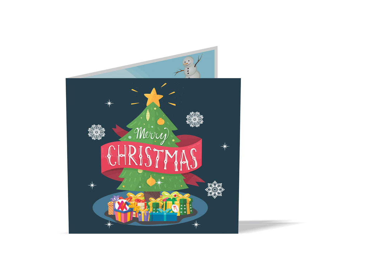 Snowy Christmas Tree Pop-Up Card