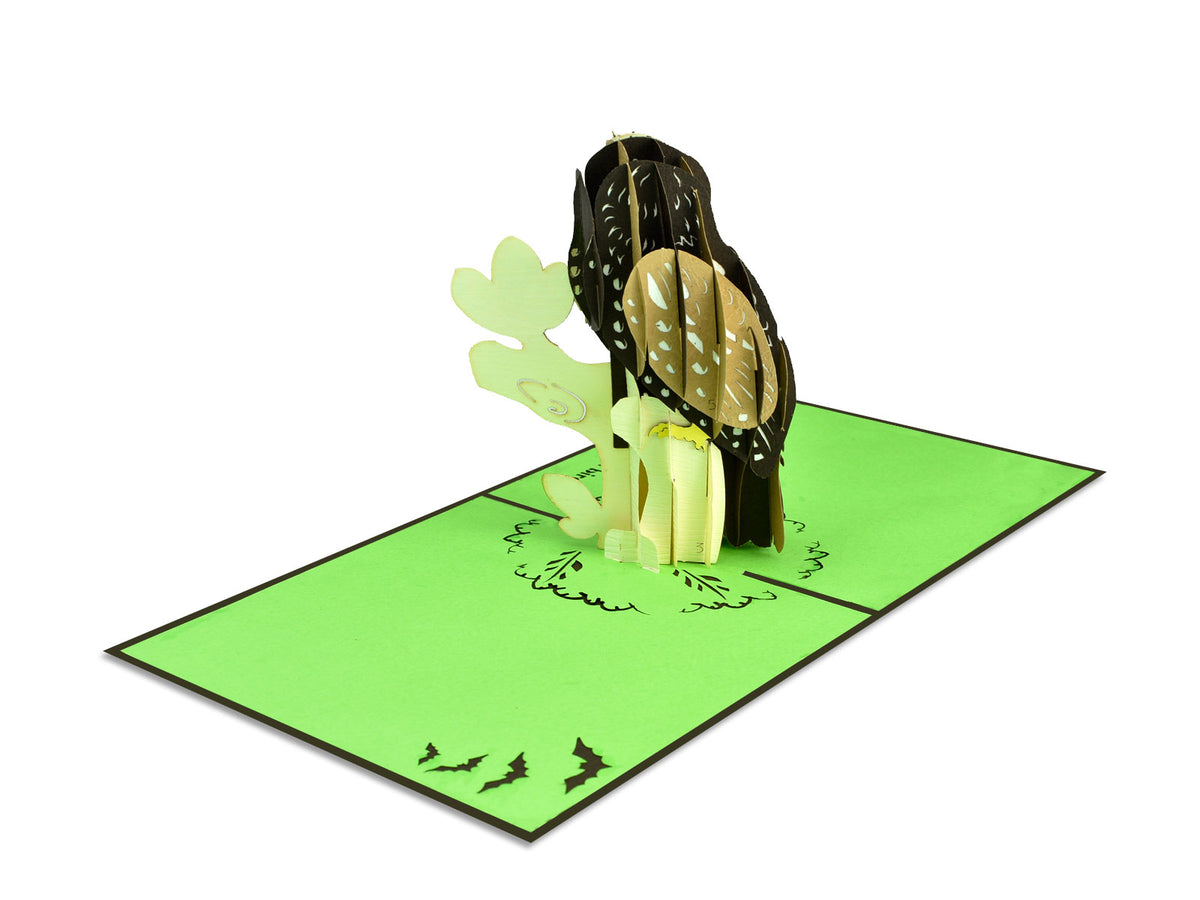 New Zealand Morepork Pop-Up Card