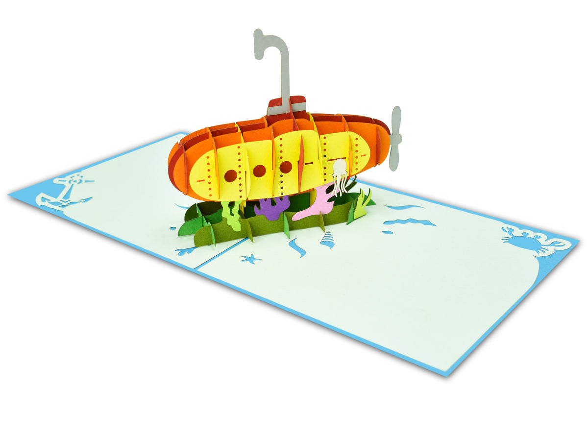 Submarine Pop-Up Card