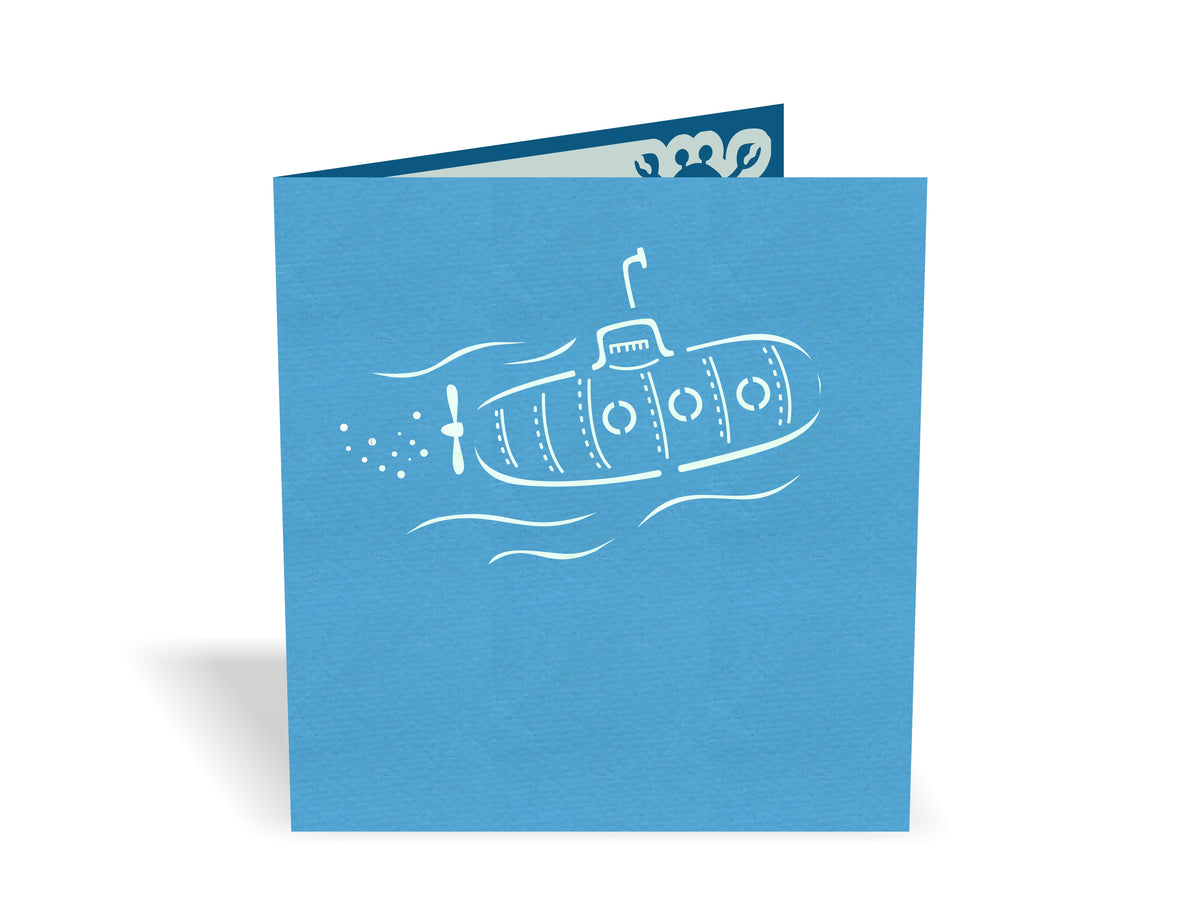 Submarine Pop-Up Card