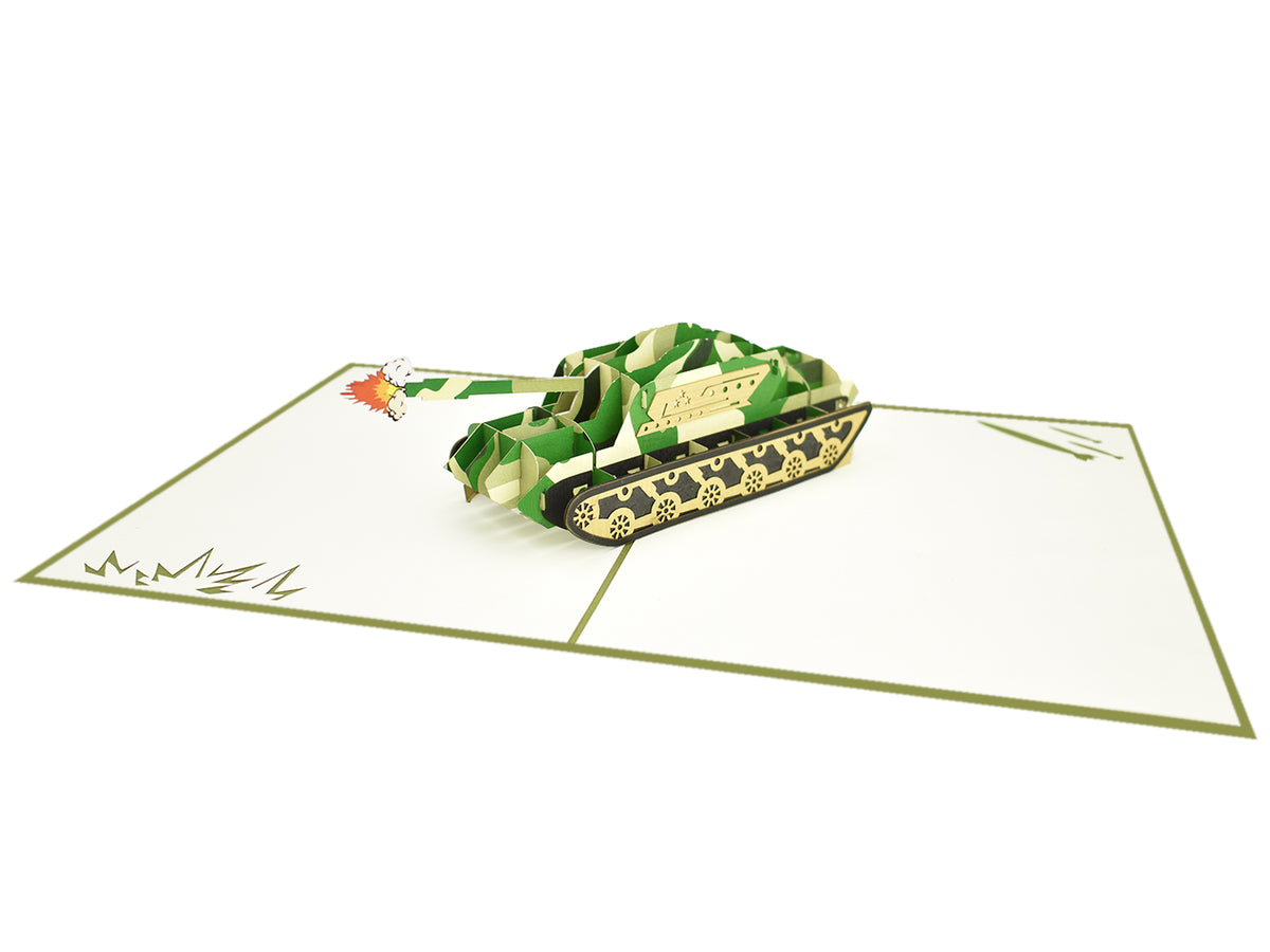 Tank Pop-Up Card