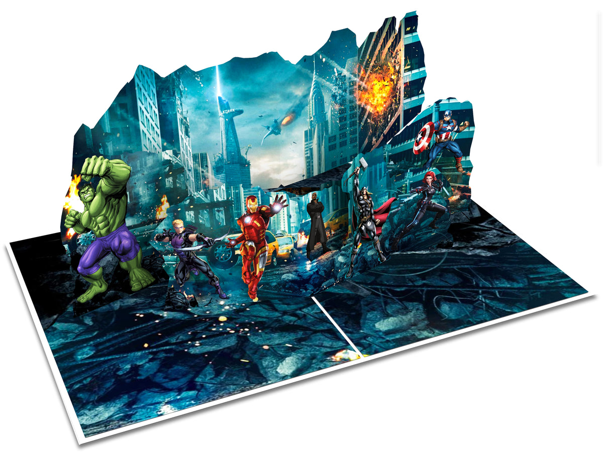 The Avengers Pop-Up Card