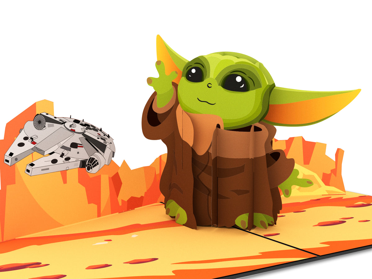 Star Wars: The Mandalorian Baby Yoda Pop-Up Card