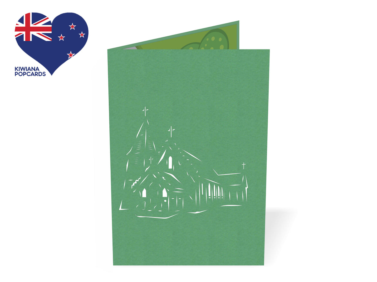 St Patrick&#39;s Akaroa Catholic Church Pop-Up Card