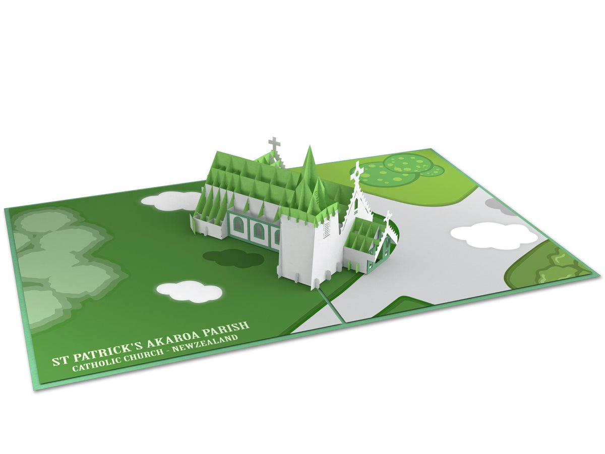 St Patrick&#39;s Akaroa Catholic Church Pop-Up Card