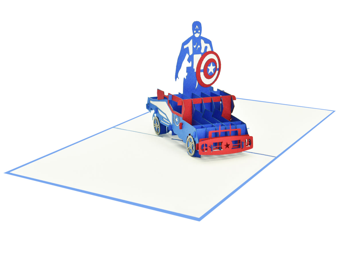 Captain of America Pop-Up Card