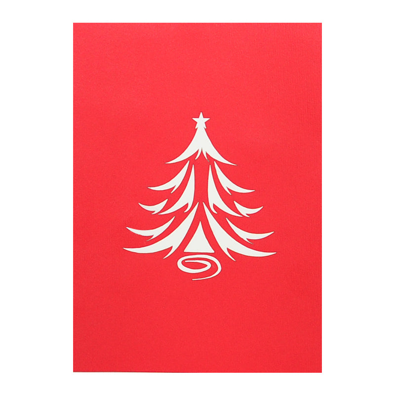 Selfie Christmas Tree Pop-Up Card