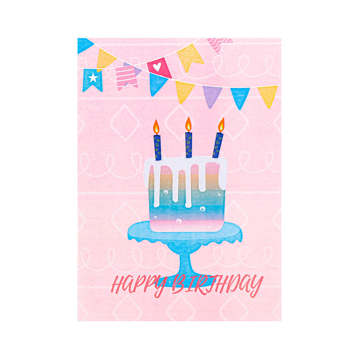 Happy Birthday Cake Pop-Up Card