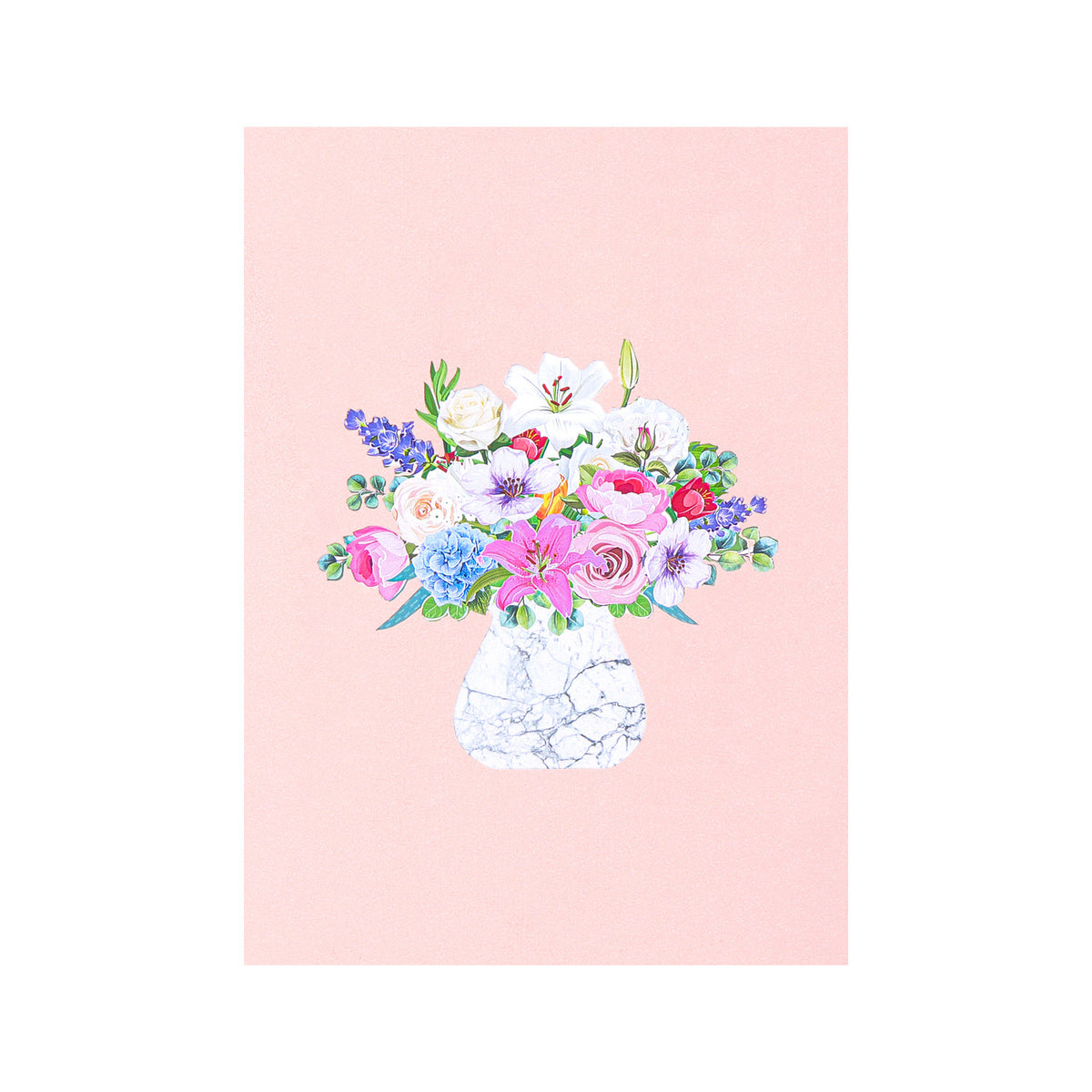 Flowers Bouquet Pop-Up Card