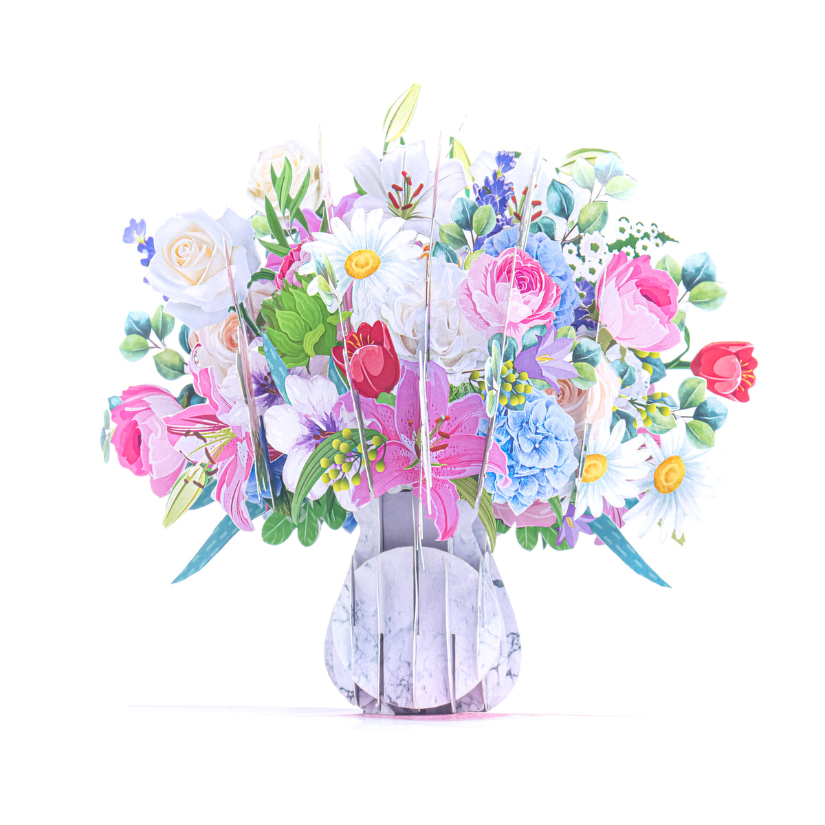 Flowers Bouquet Pop-Up Card