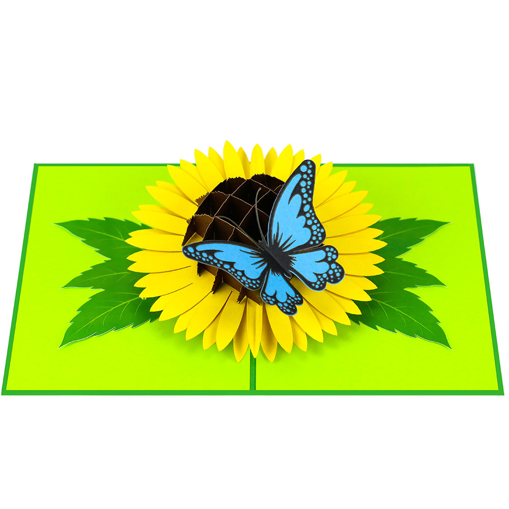 Sunflower Butterfly Pop-Up Card