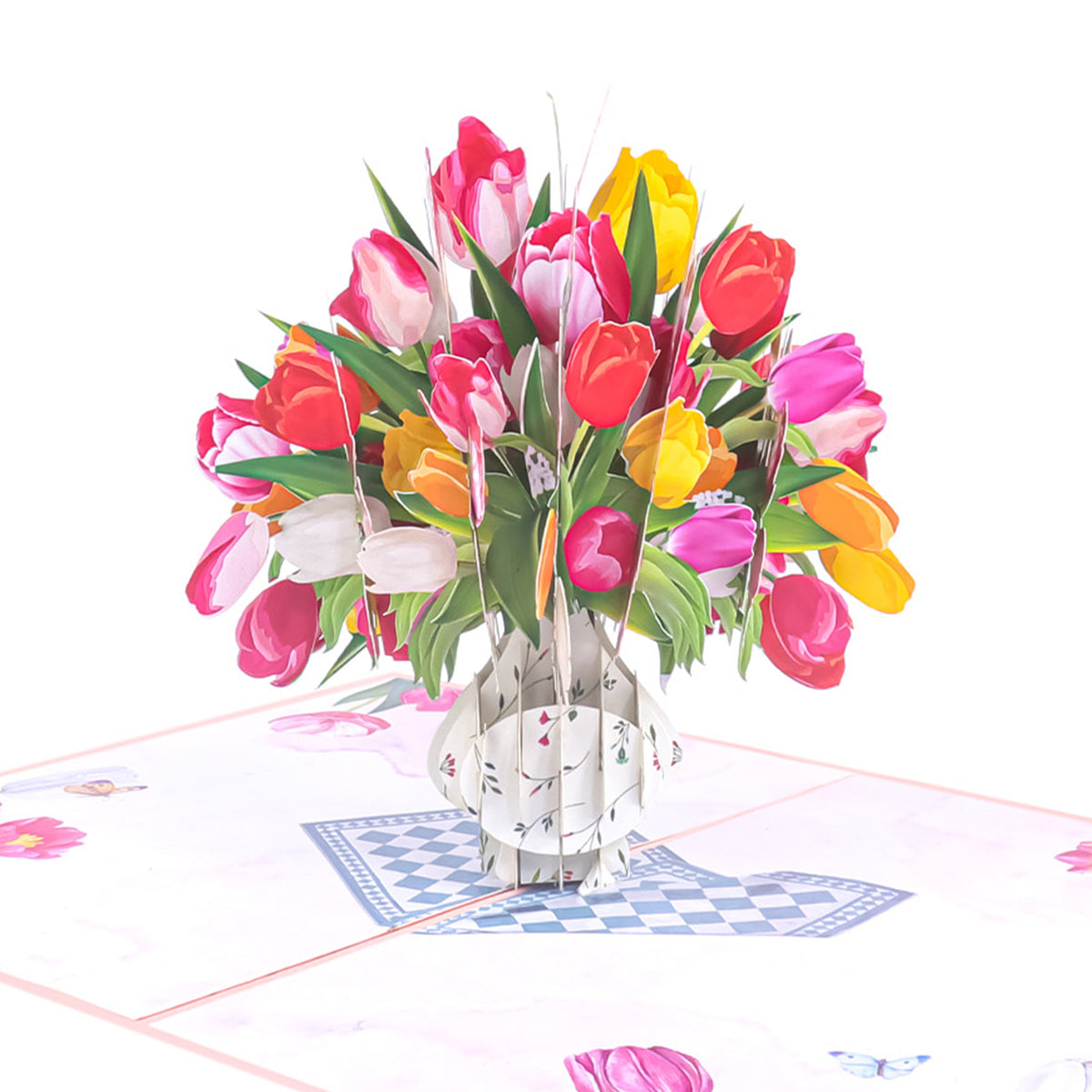 Tulip Bouquet Pop-Up Card