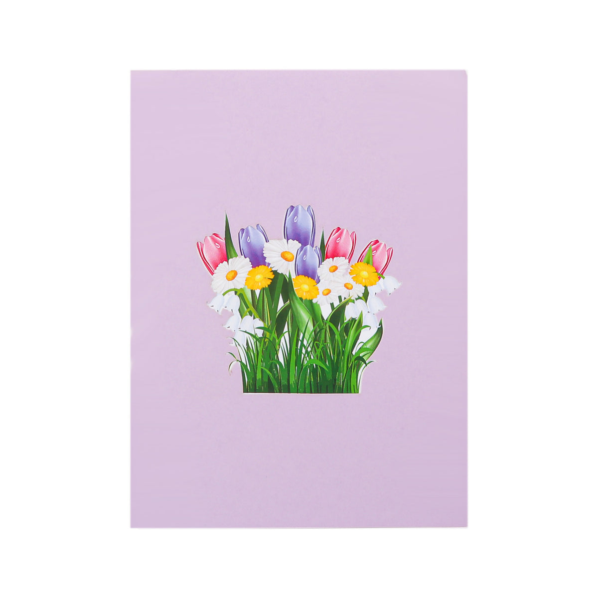 Tulips Bouquet Pop-Up Card