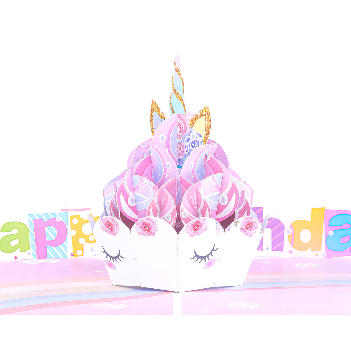 Unicorn Cupcake Pop-Up Card